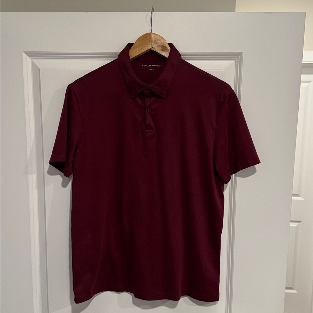 Charles Tyrwhitt Maroon Polo Shirt